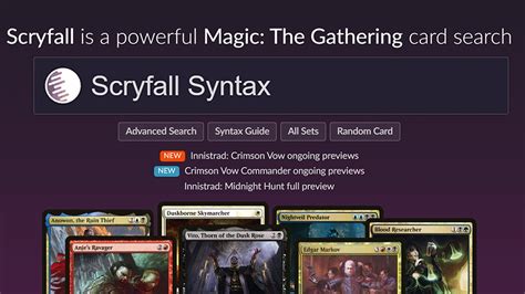 scryfall|Get Better At Building Decks With Scryfall Syntax! .